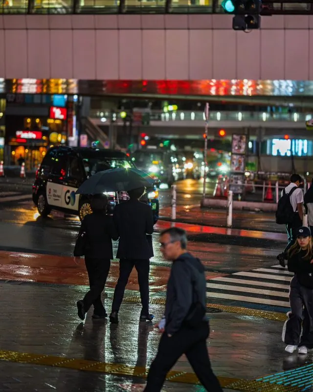 it got a little wet in shibuya- that&;s okay because the look it gives is something special