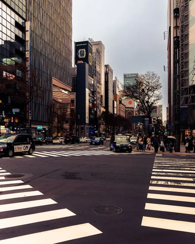 a city breathes through the crosswalks